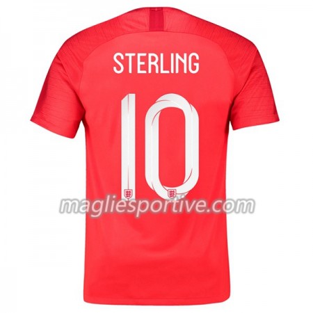 Completo Calcio Inghilterra Sterling 10 Divisa Trasferta Mondiali 2018